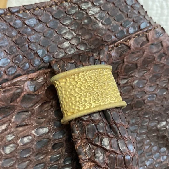 Python Snakeskin Shoulder Bag - Picture 17 of 17